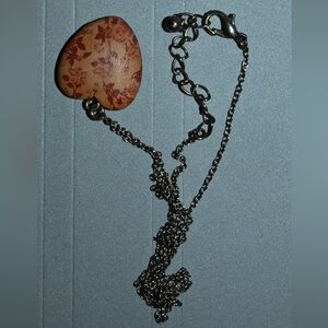 Floral Heart Pendant Necklace